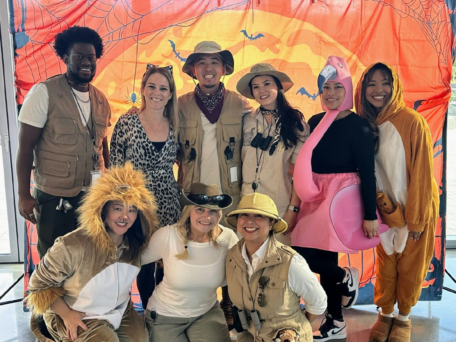 Vaxcyte employees celebrating Halloween.