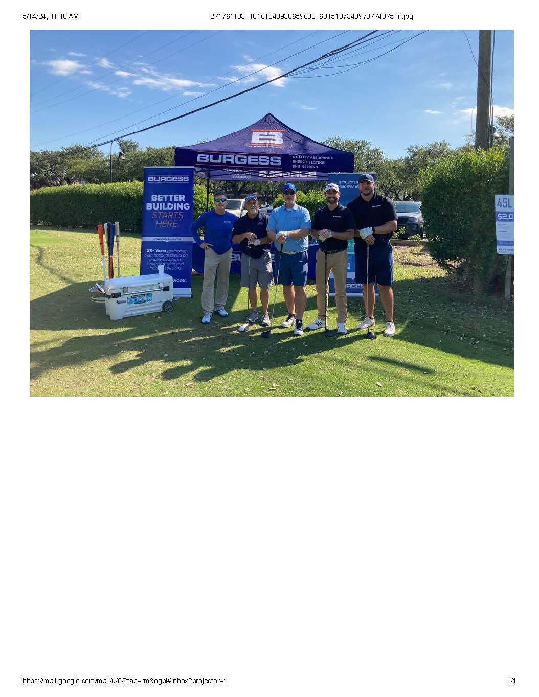 Golf sponsorship