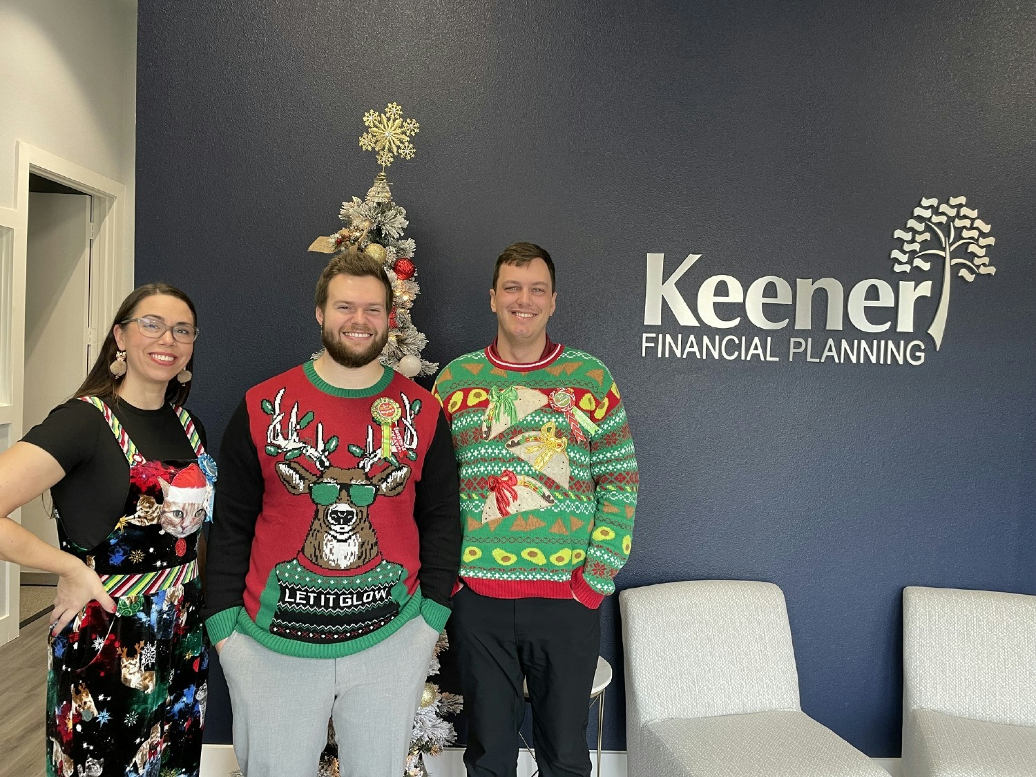 Ugly Holiday Sweater winners