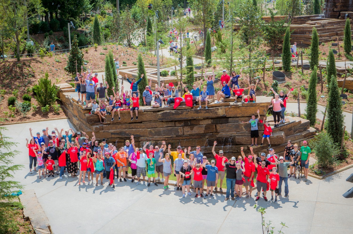 Crossland employees and their families at one of our annual company picnics.