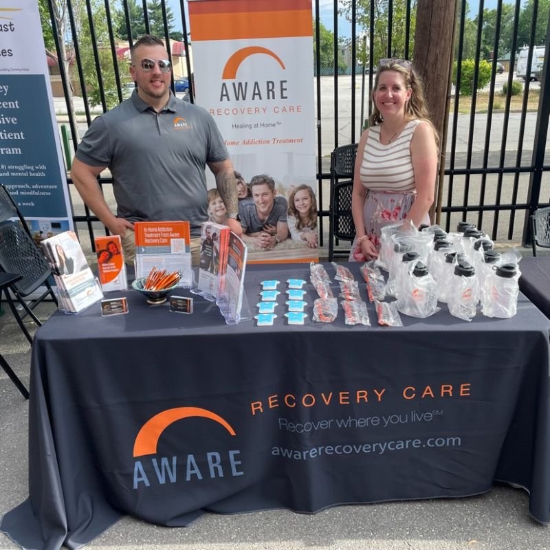 Our team spreading the word of Aware Recovery Care In-Home Addiction Treatment Services
