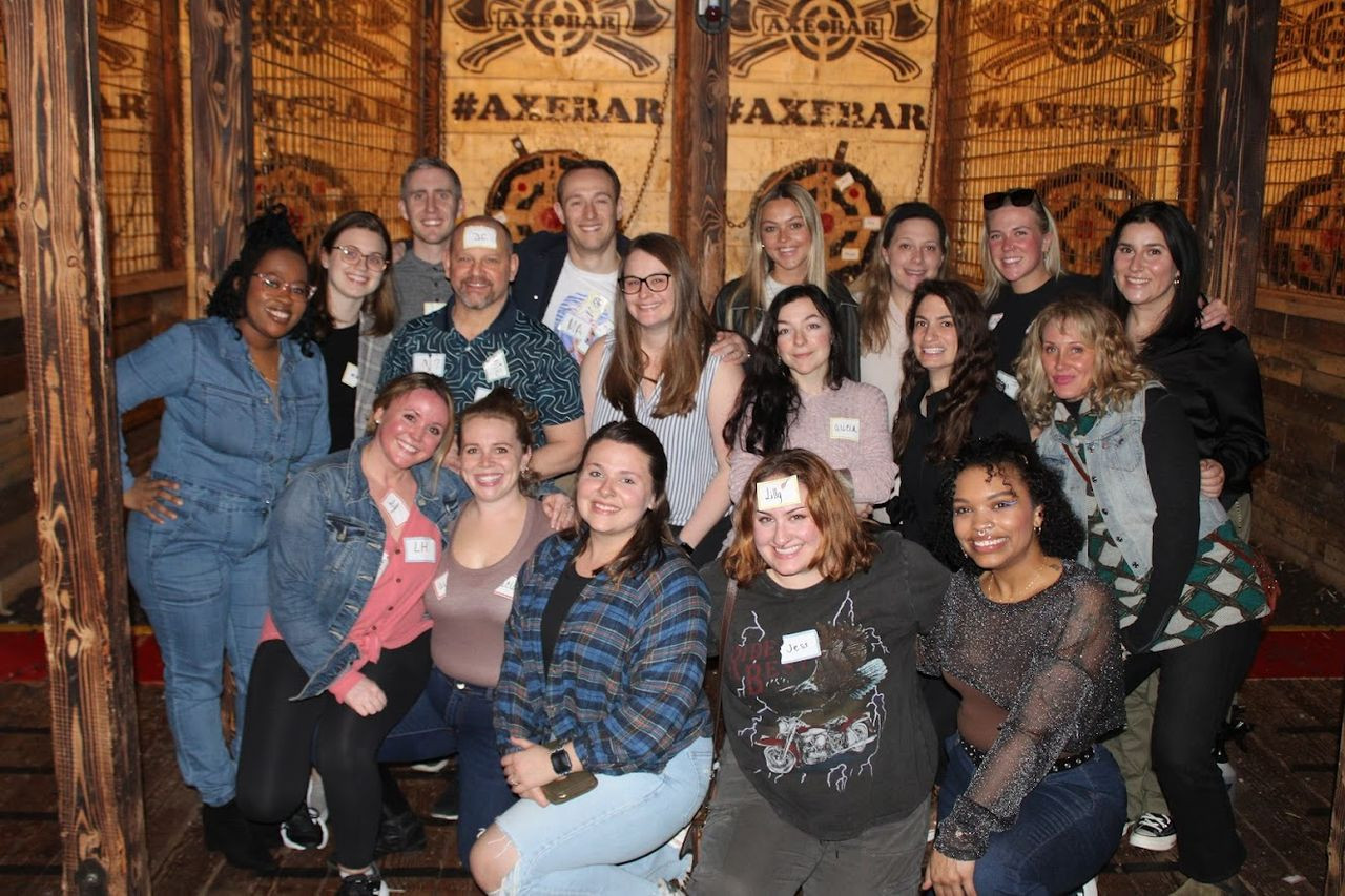 The Clinical Team at SCS celebrating Dental Assistants Recognition Week at RI Indoor Karting. 