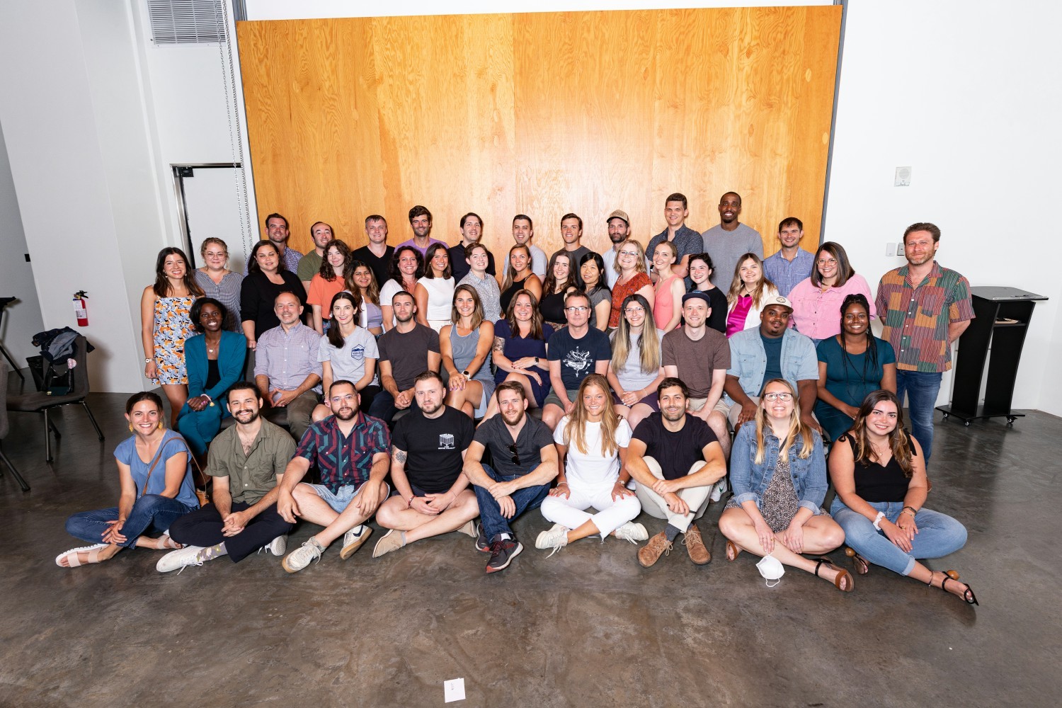 Full team picture from our annual company summit! 