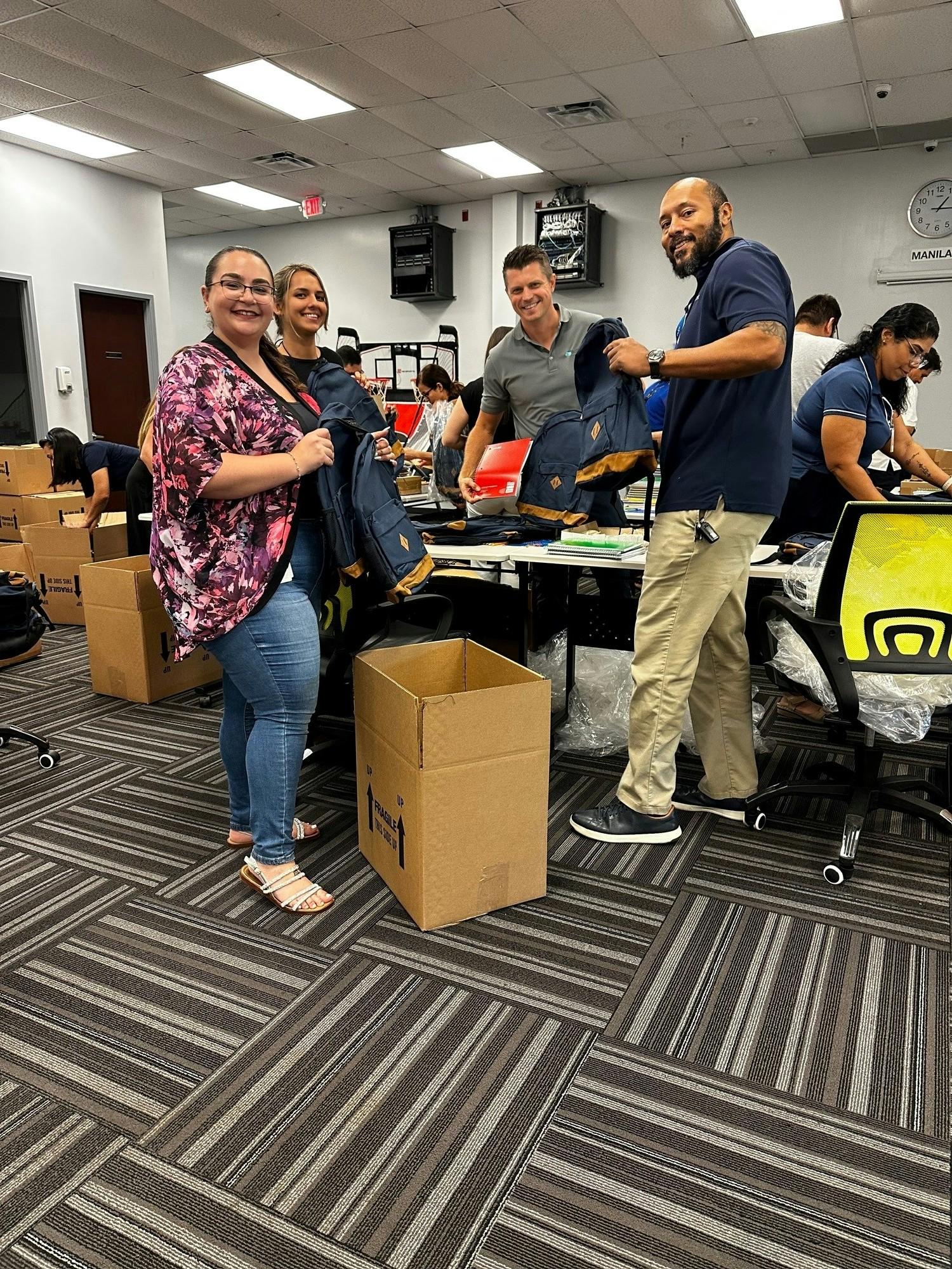 We distributed a wide range of Back-to-School essentials to every member of our production workforce.