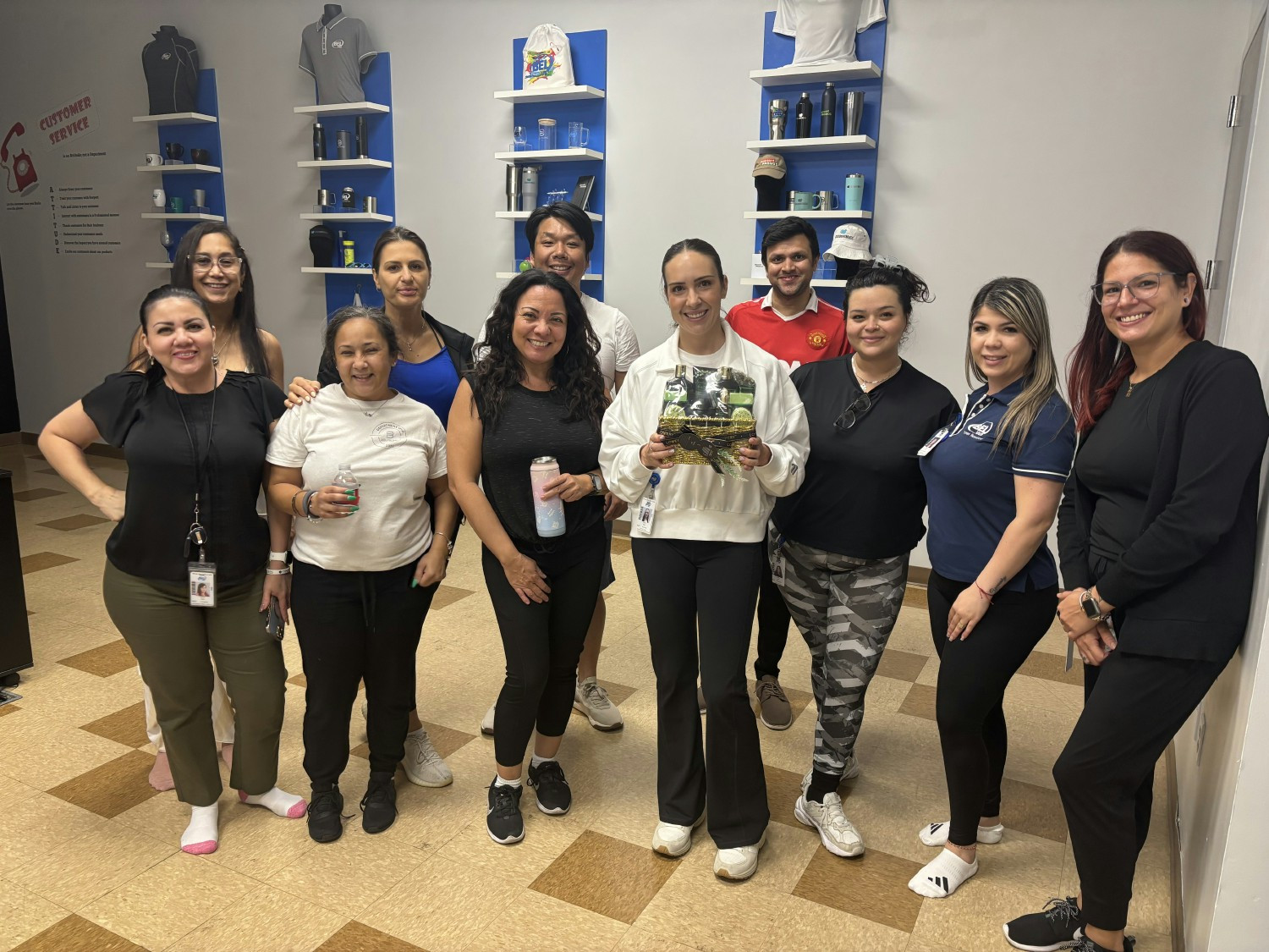 Fun yoga and meditation activity with the team.