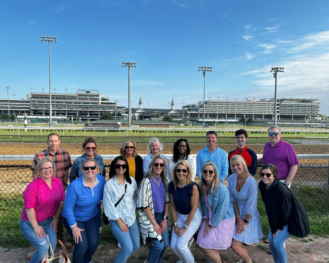 The entire team was able to tour the Churchill Downs Backside Learning Center.