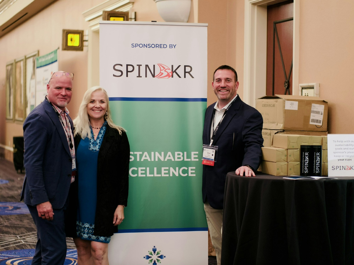 Sustainable Excellence Sponsor at one of the many conferences we attend