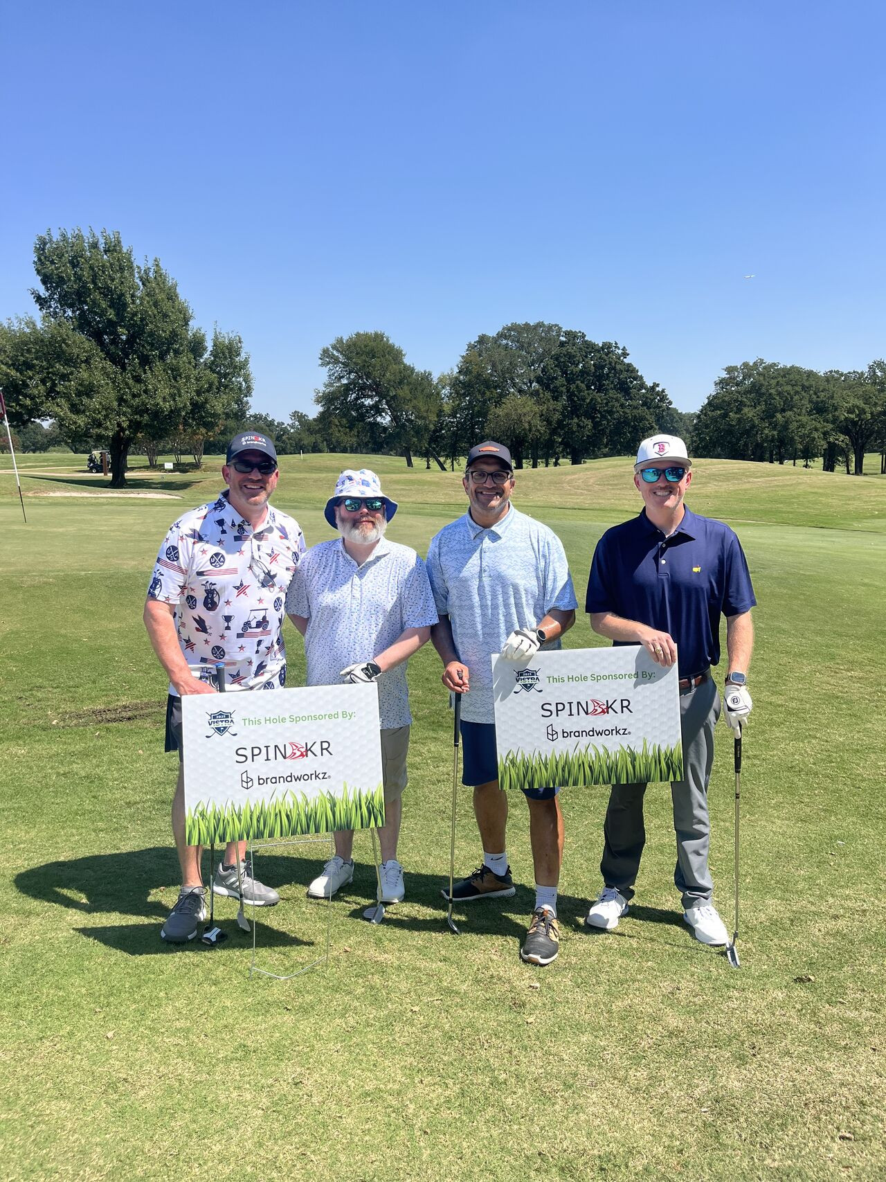 Spinakr was a United Way Golf Tournament sponsor for a Client
