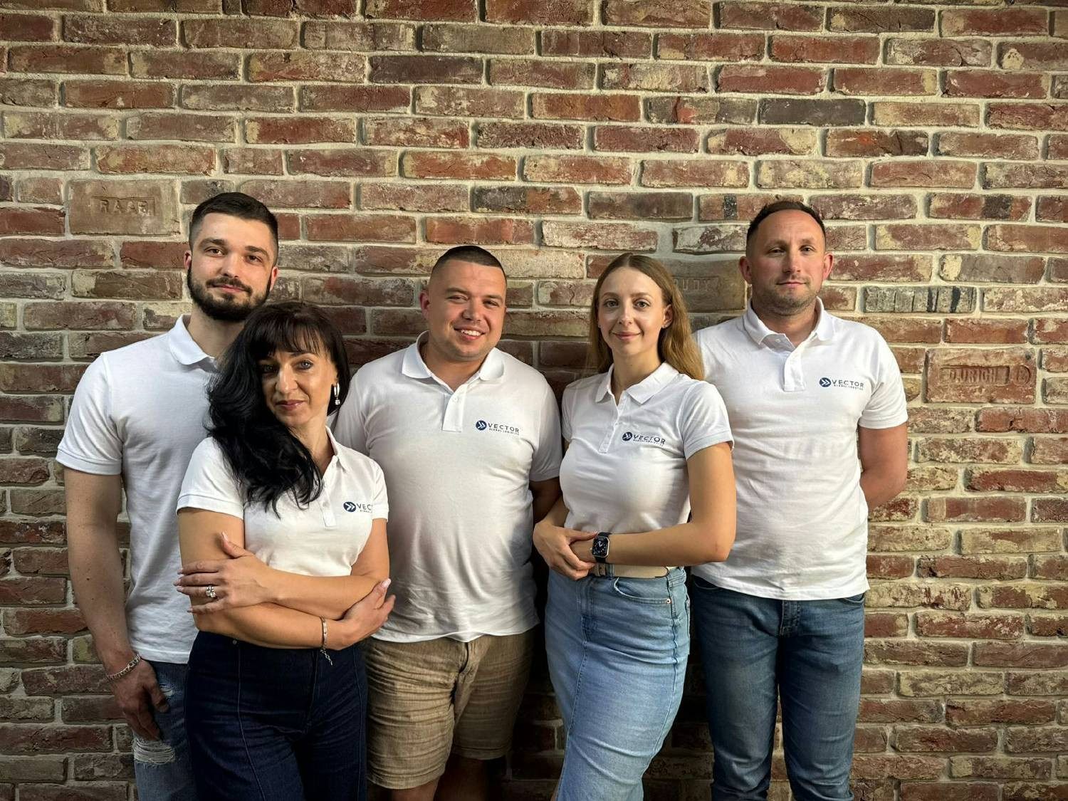 With the Ukraine team! 