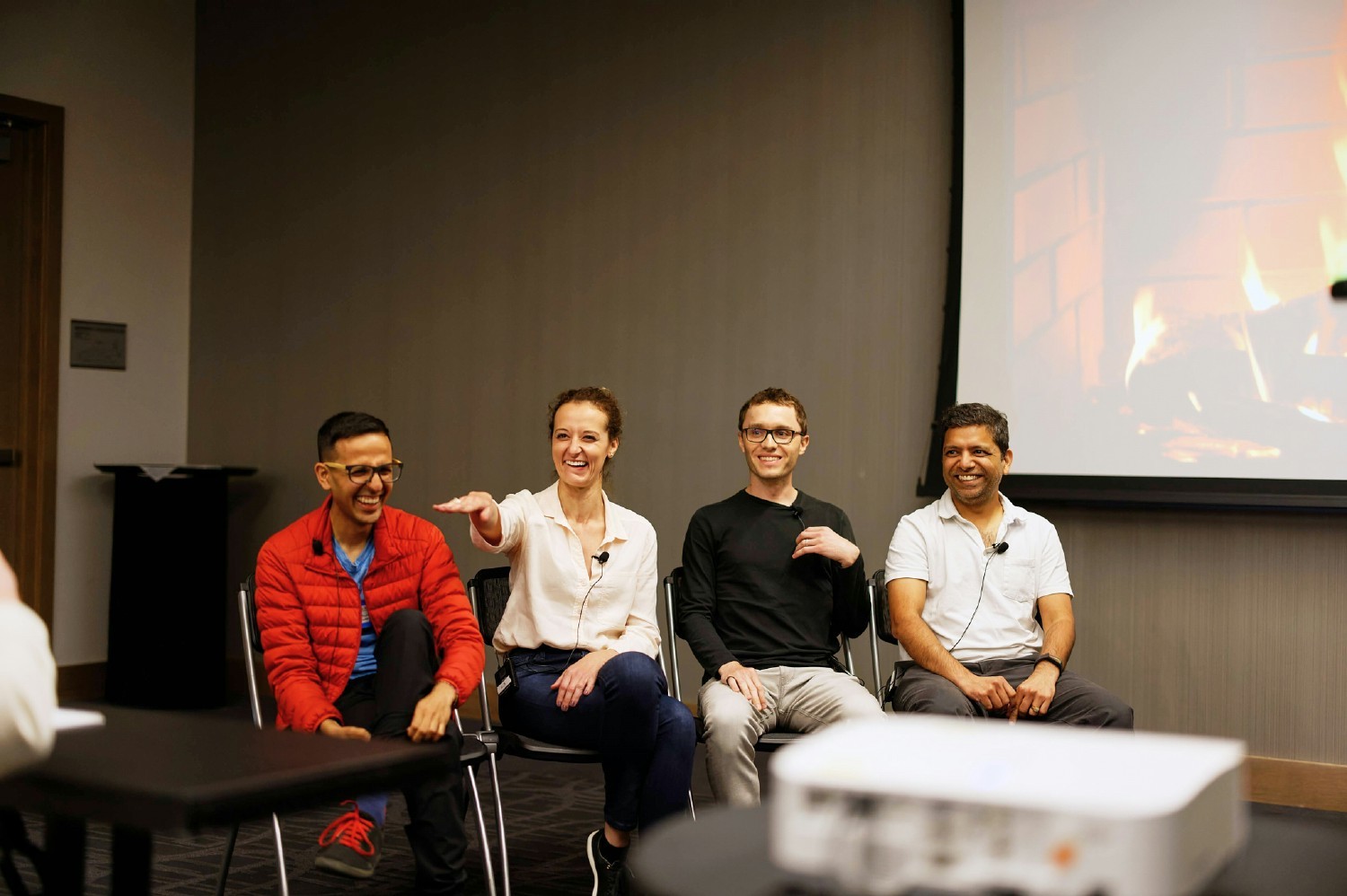 Left to right, Chandan Lodha, Founder; Vera Tzoneva, COO; Jon Lerner, Founder & CEO; Gaurav Garg, Head of Engineering. 