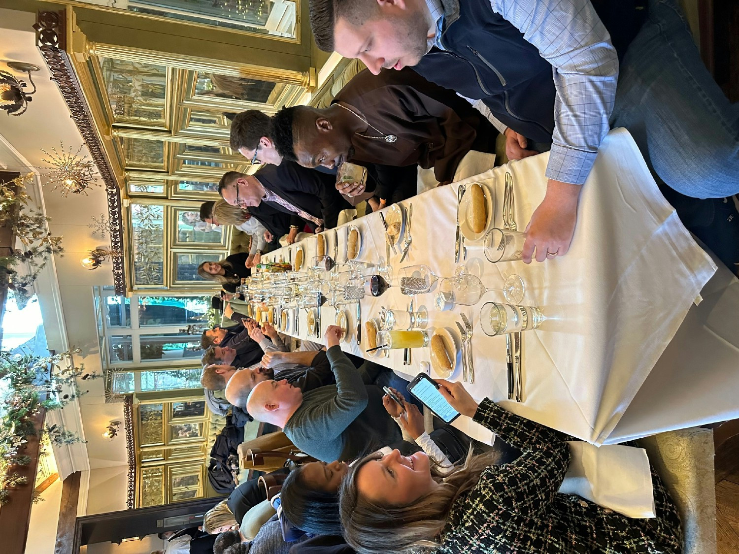 Our New York team celebrating the end of the year at Tavern on the Green. 