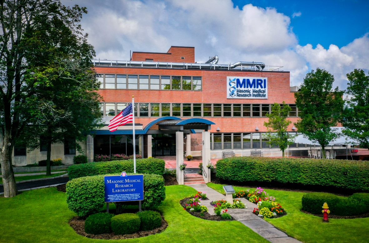 The Masonic Medical Research Institute (MMRI) building located on 210 Bleecker Street in Utica, NY