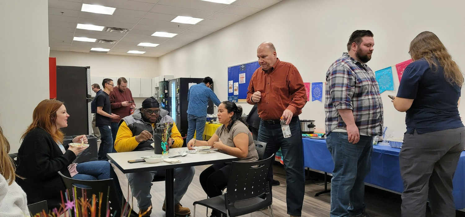 Bell Techlogix HQ team enjoyed a Chili Cookoff, tasting various chili recipes and engaging in delightful conversations