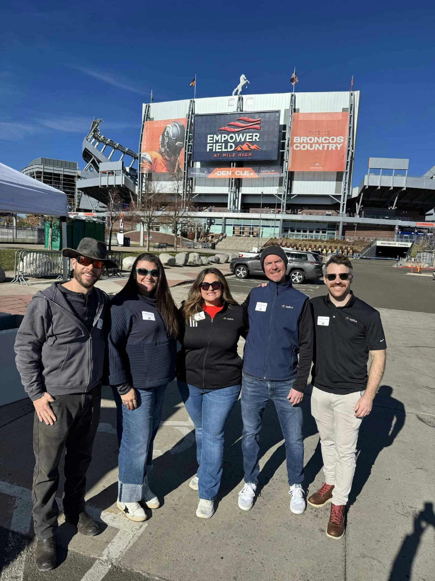 Giving back at the Turkey Toss!   A great day of teamwork and community support at Empower Field in Denver, CO.