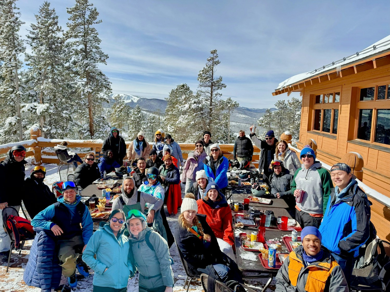 Denver office in Winter Park, CO for the company-sponsored ski trip.
