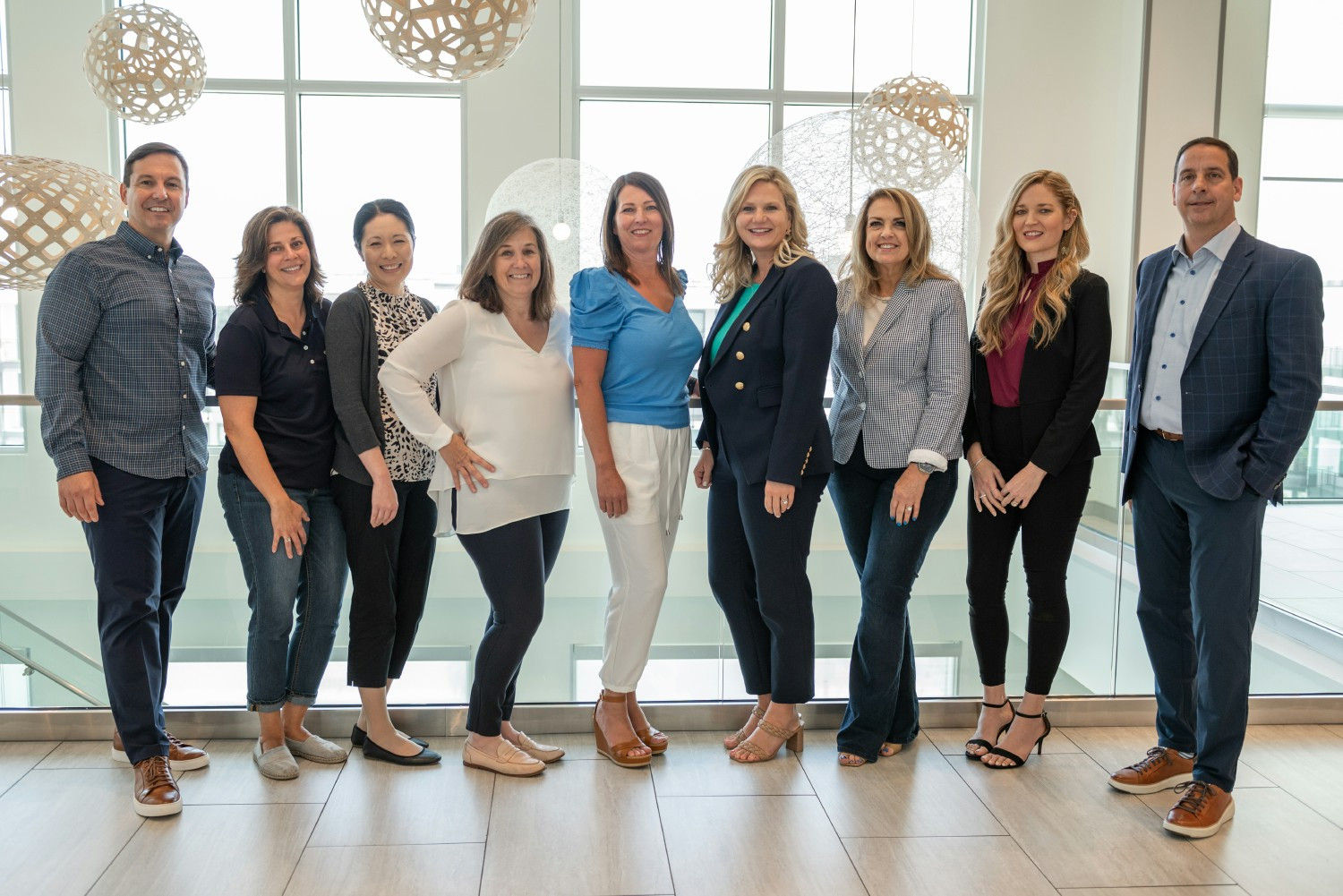 Members of the Engage fi leadership team.