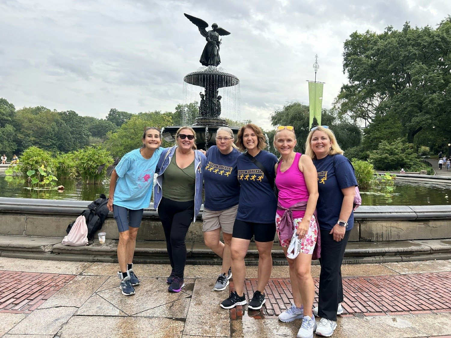 Komen Race for the Cure - a little rain did not stop us!