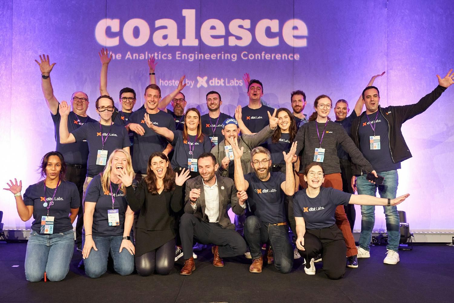 dbt Labs team at our annual Coalesce Conference - London 