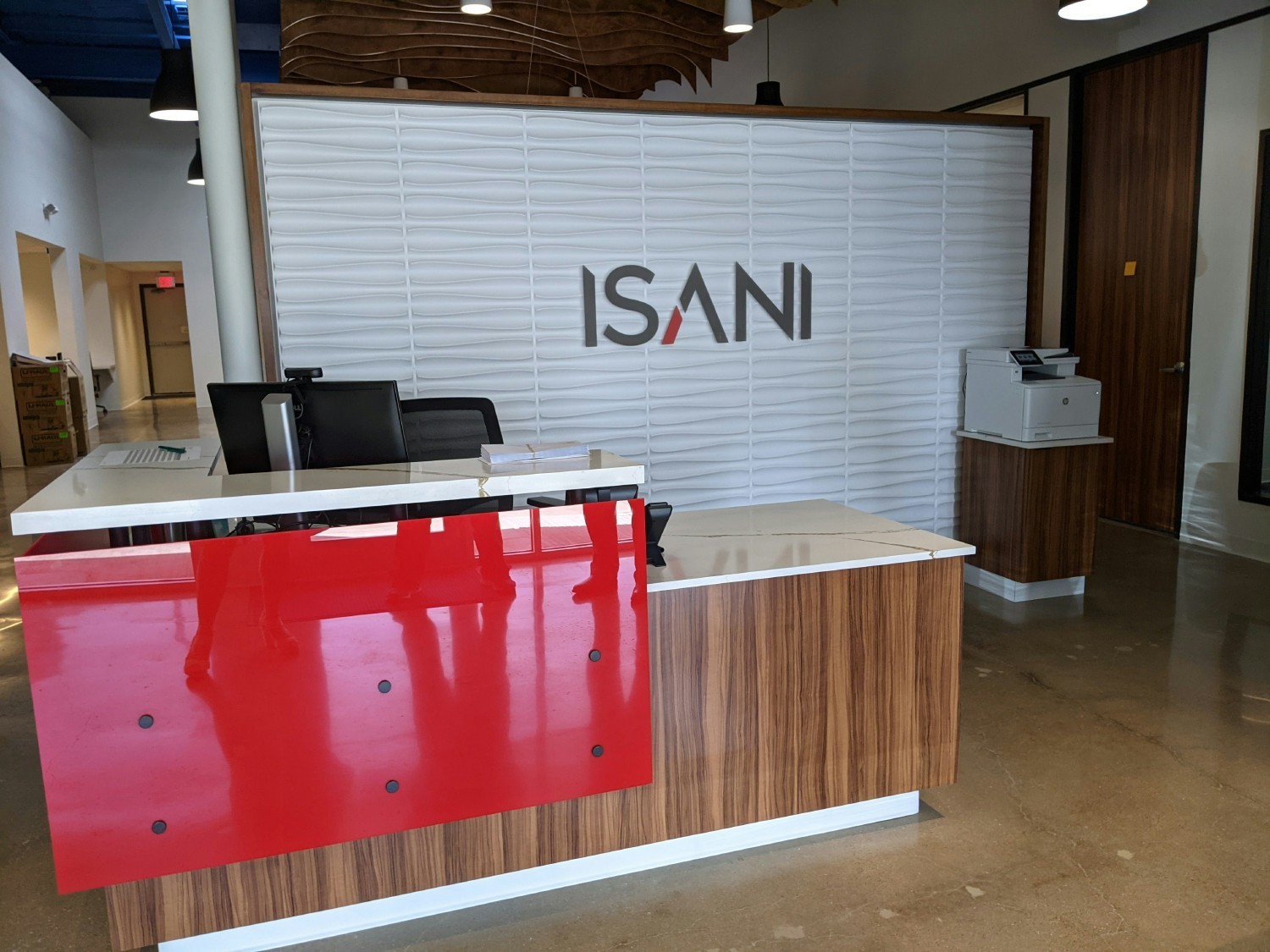 ISANI Houston Office - Reception Area