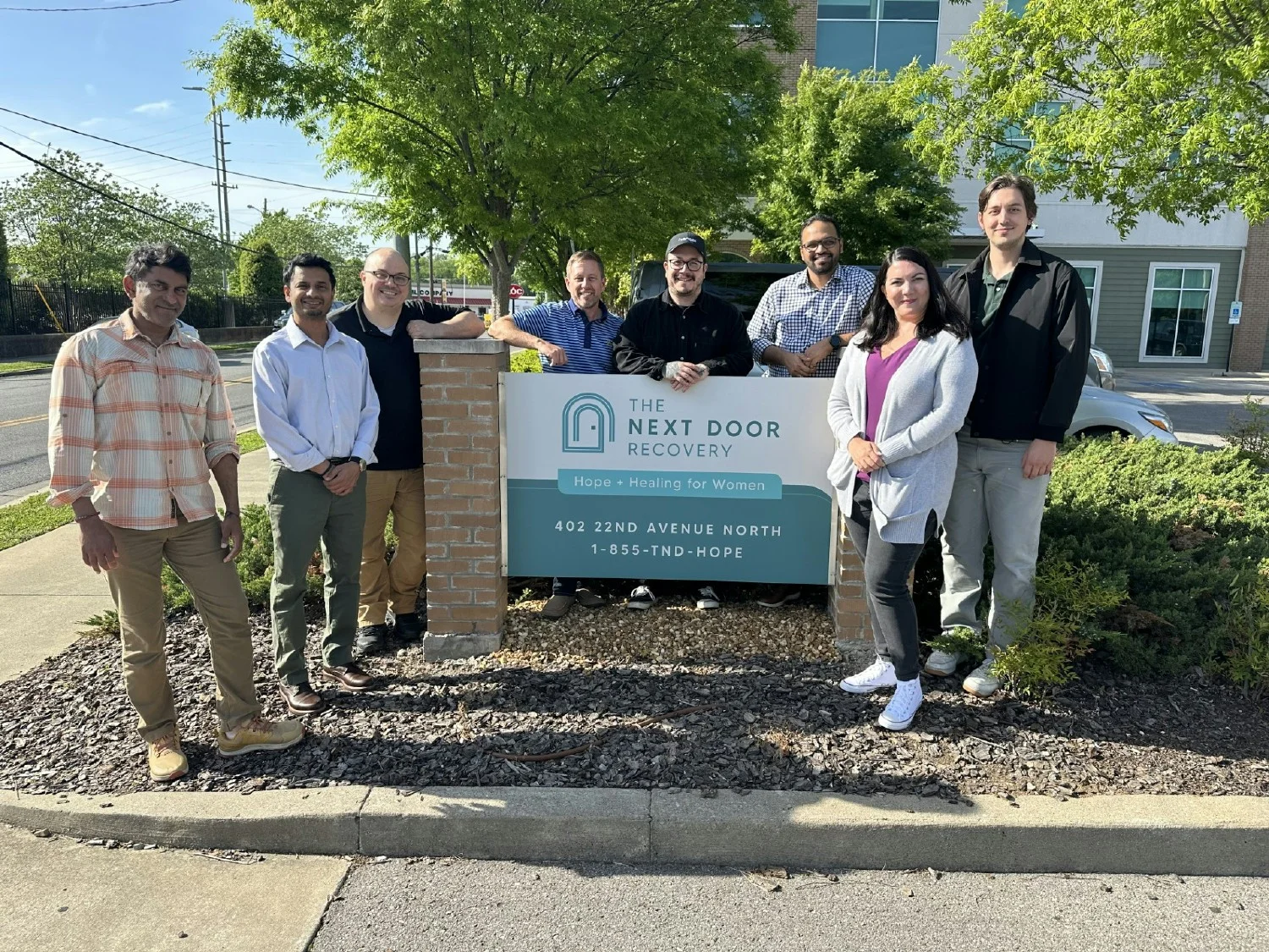Our EMR team volunteering at The Next Door in Nashville, TN. 