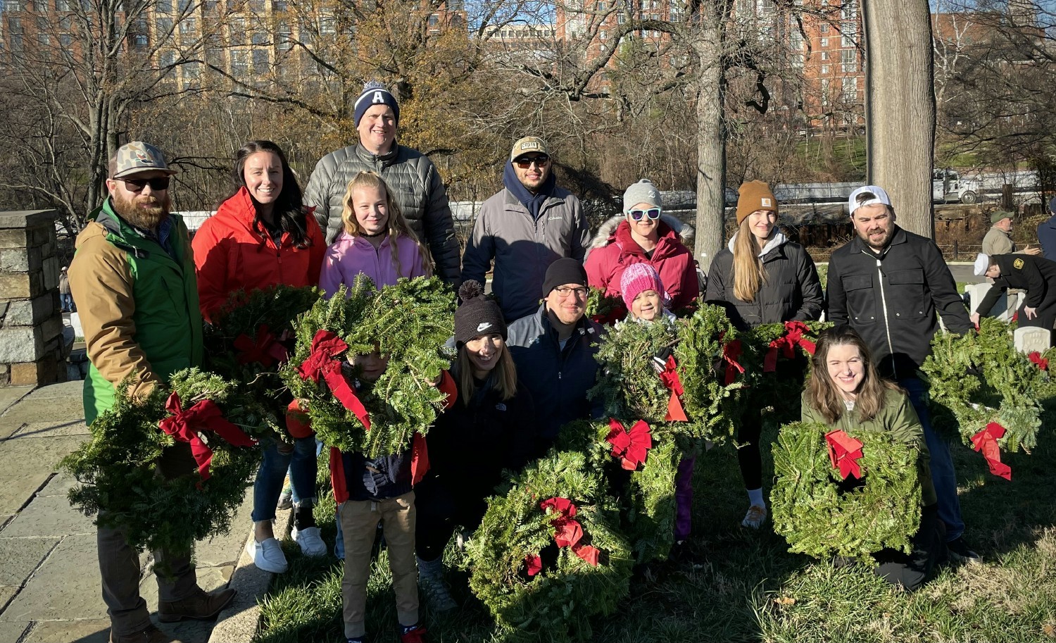 RG East Community Service Winter of 2022 supporting Wreaths Across America. 