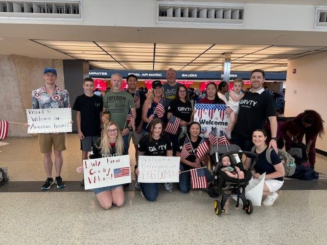 Honor Flight at Dulles International Airport