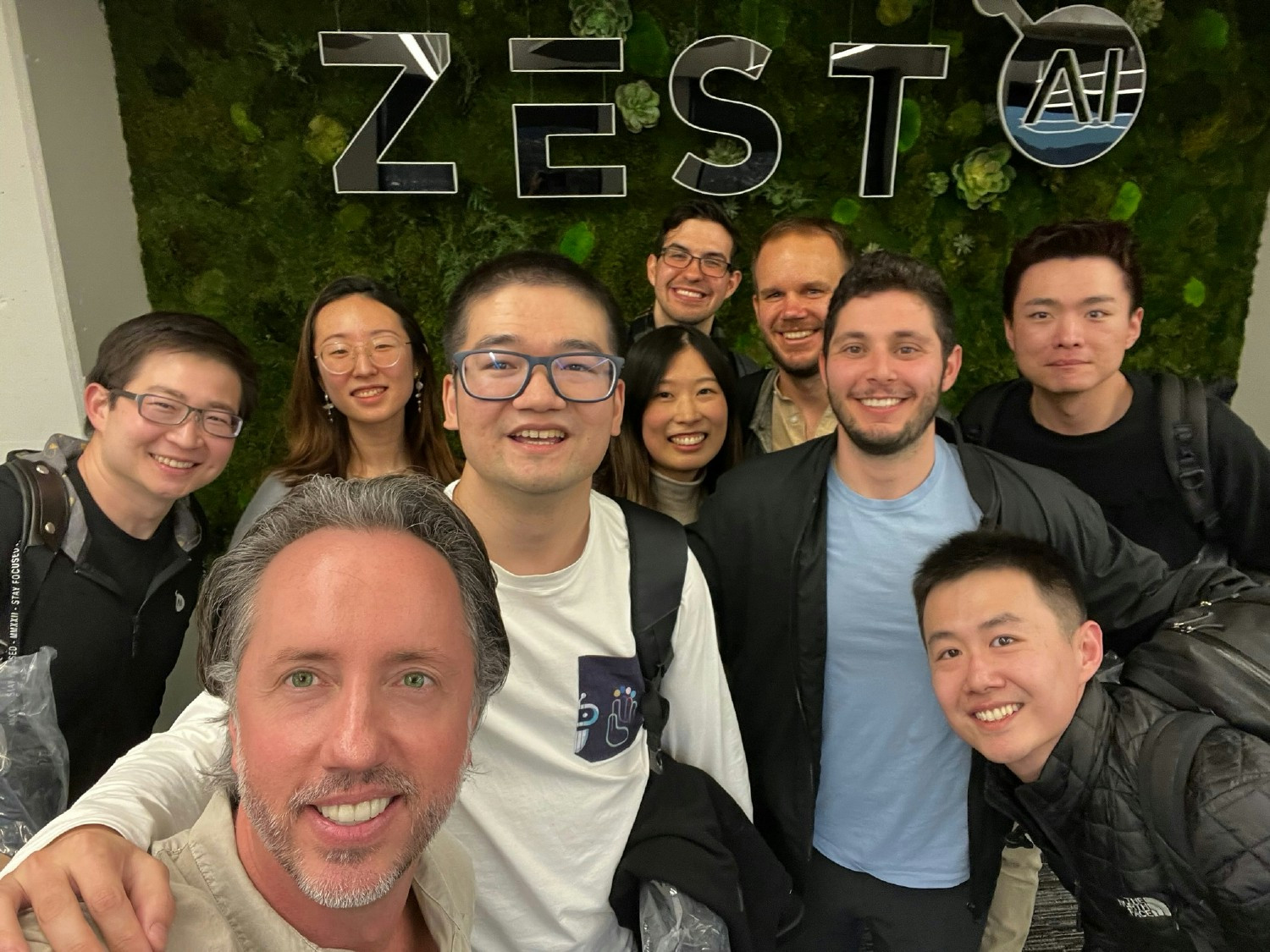 We love our in-person connections! Mike de Vere, CEO welcomes some of our remote team members to HQ.