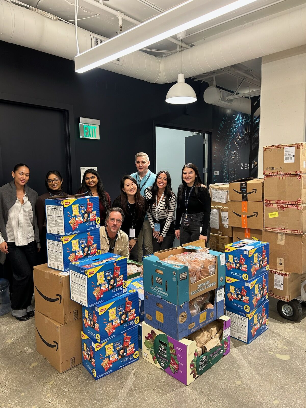 Spreading some love and care to those in need by packing wellness bags for our local shelter! 