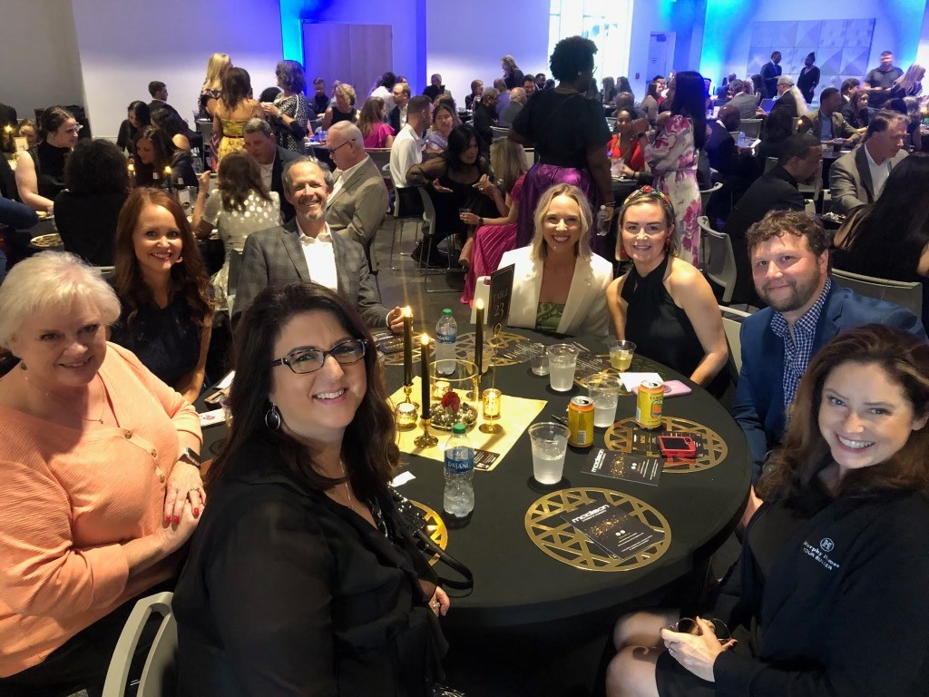 The Murphy Homes team at a small business awards event. 