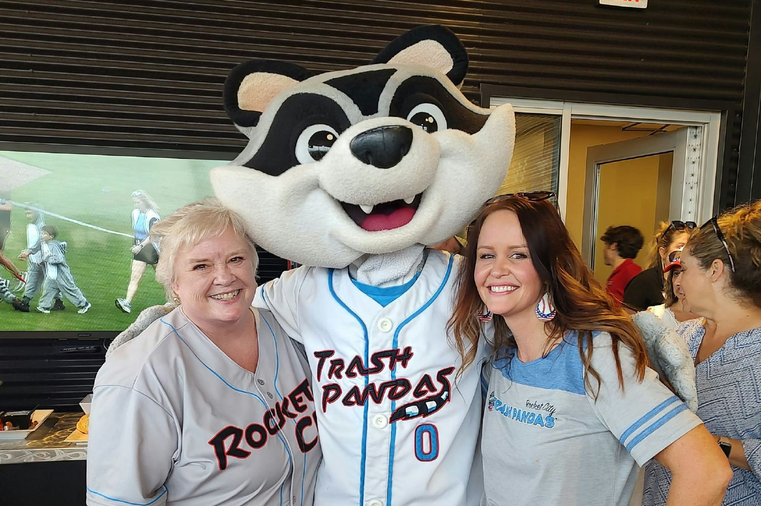 Employee appreciation night at the Rocket City Trash Pandas game!