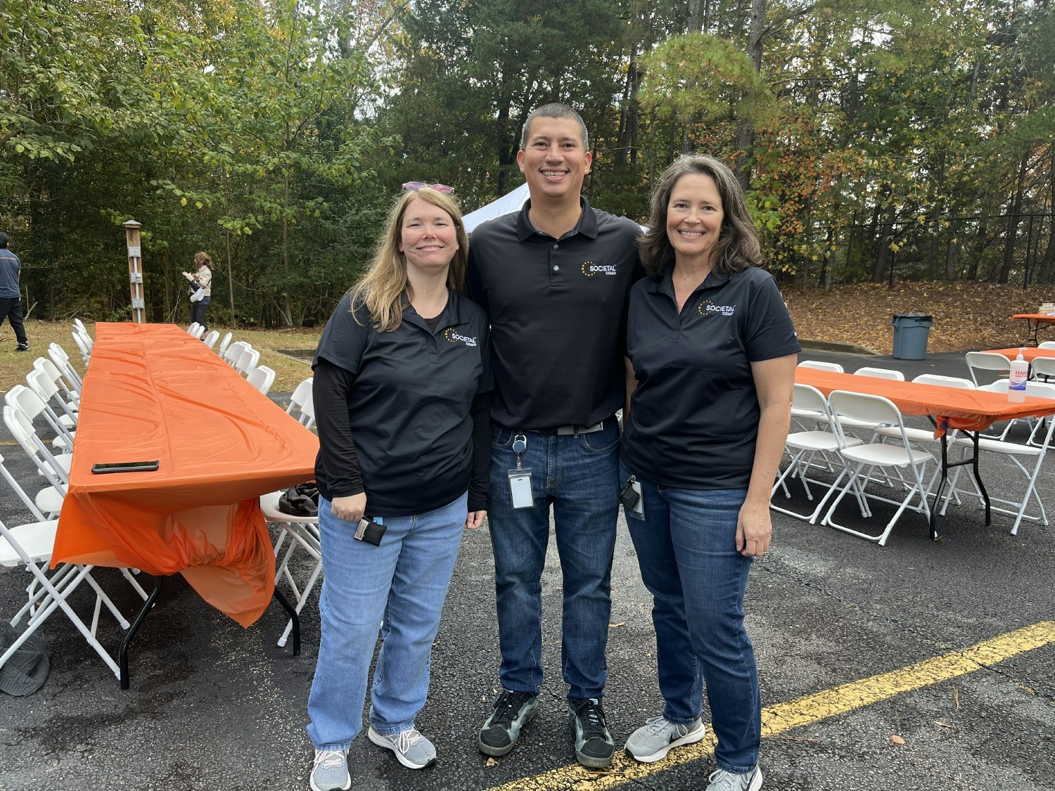 Environmental Health and Safety team enjoying safety event in Gainesville, GA 