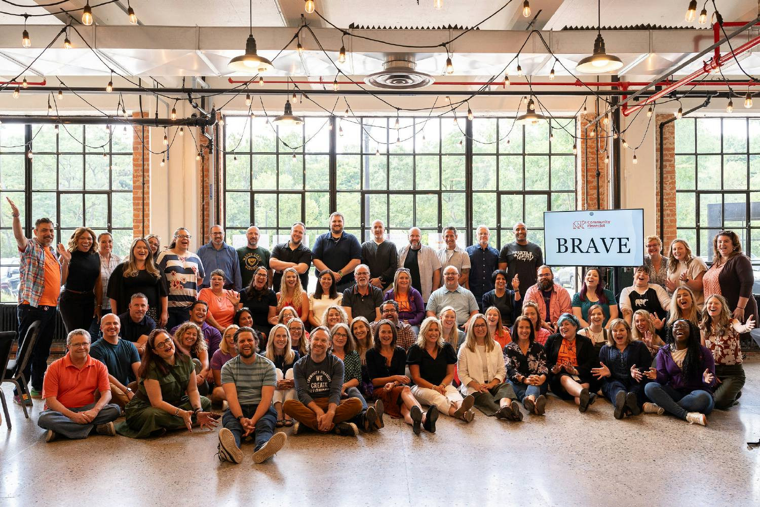 CFCU Leaders diving into Brave Conversations 