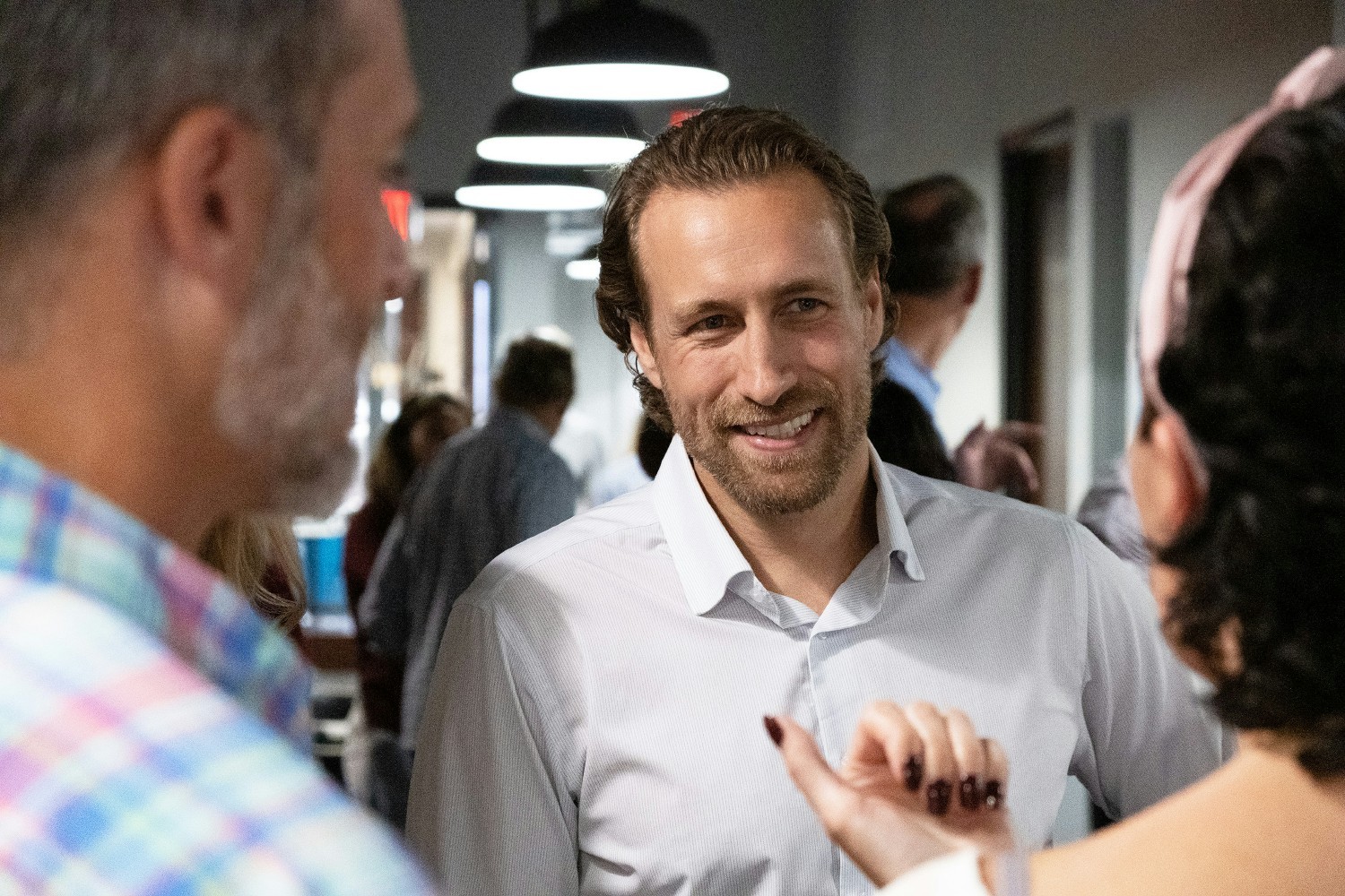 Paperless Parts Co-founder and CEO, Jason Ray, at our new office opening party in 2021. 