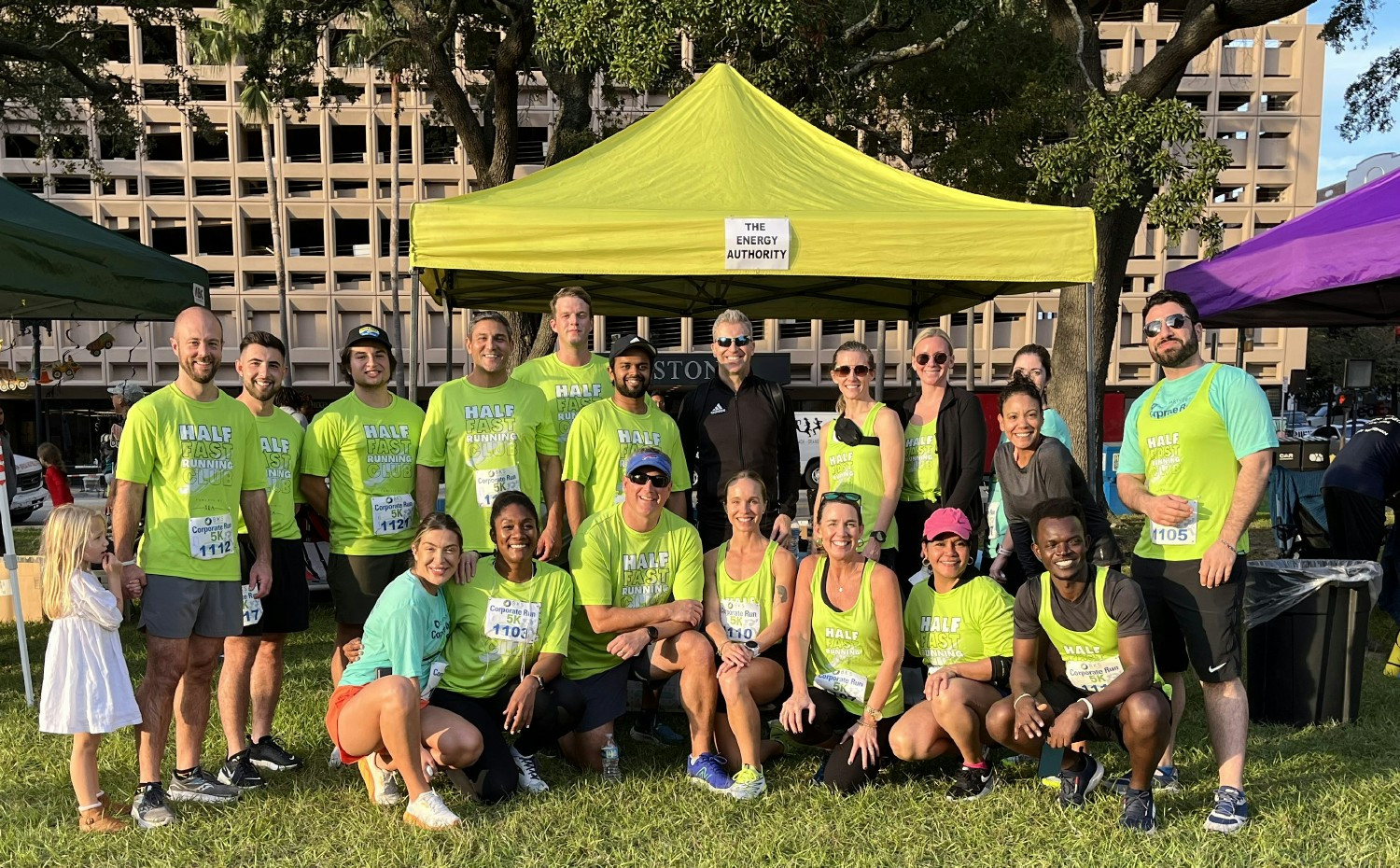 TEA’s ‘half-fast’ running team participates in the annual 5K run benefiting local high schools.