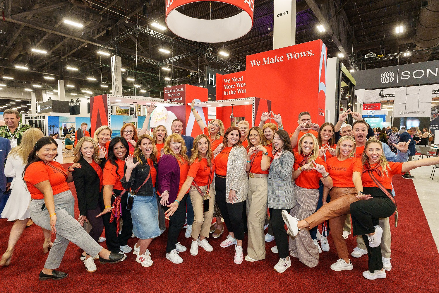 Our team representing Access at IMEX America, the hospitality industry's biggest U.S. tradeshow.