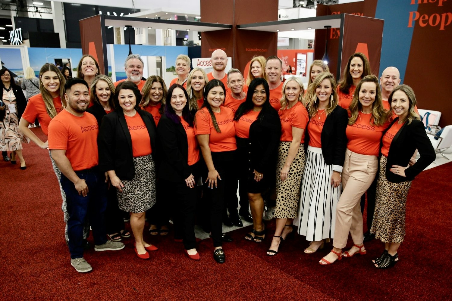 Our team representing Access at IMEX America, the hospitality industry's biggest U.S. tradeshow