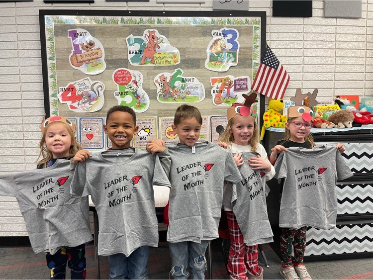 Leader of the Month program recognizes elem students who exemplify Leader in Me characteristics and leadership habits
