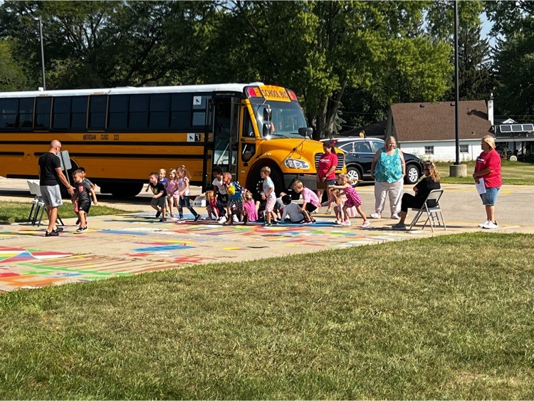 Transportation Department provides bus safety lessons at each school, ensuring students understand key safety practices