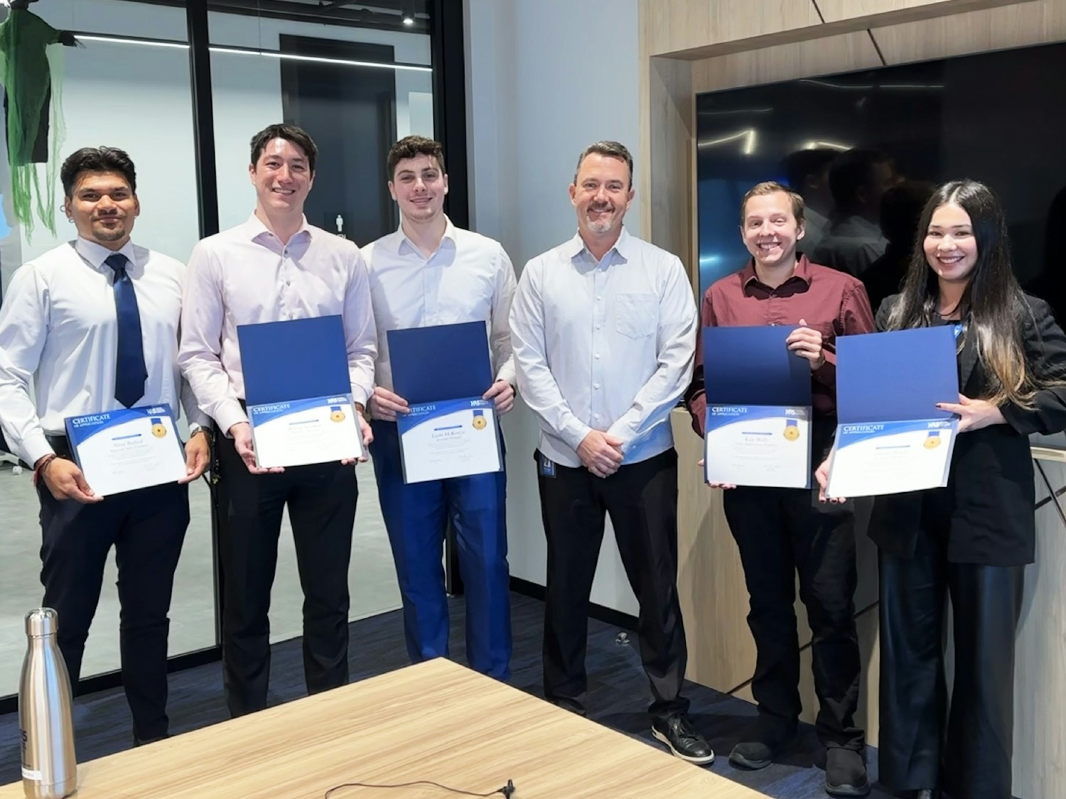 Congratulations to the graduates from the college graduate program!