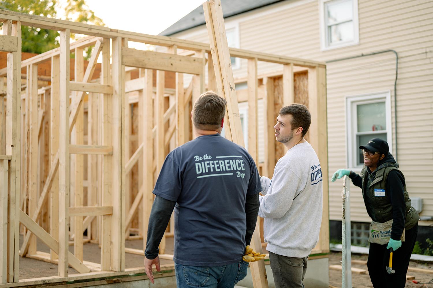 Be The Difference Day, where the Bank provides employees the opportunity to volunteer for over 80 different projects. 