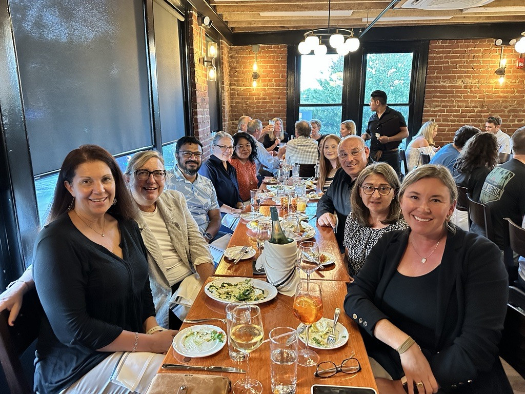 Company meeting dinner in Wayne, PA