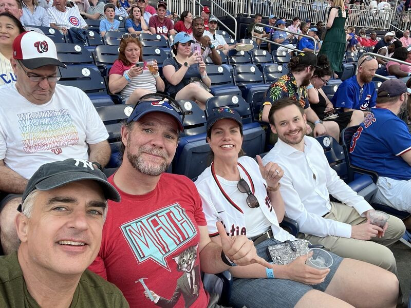 Team Analytica at Nationals Game