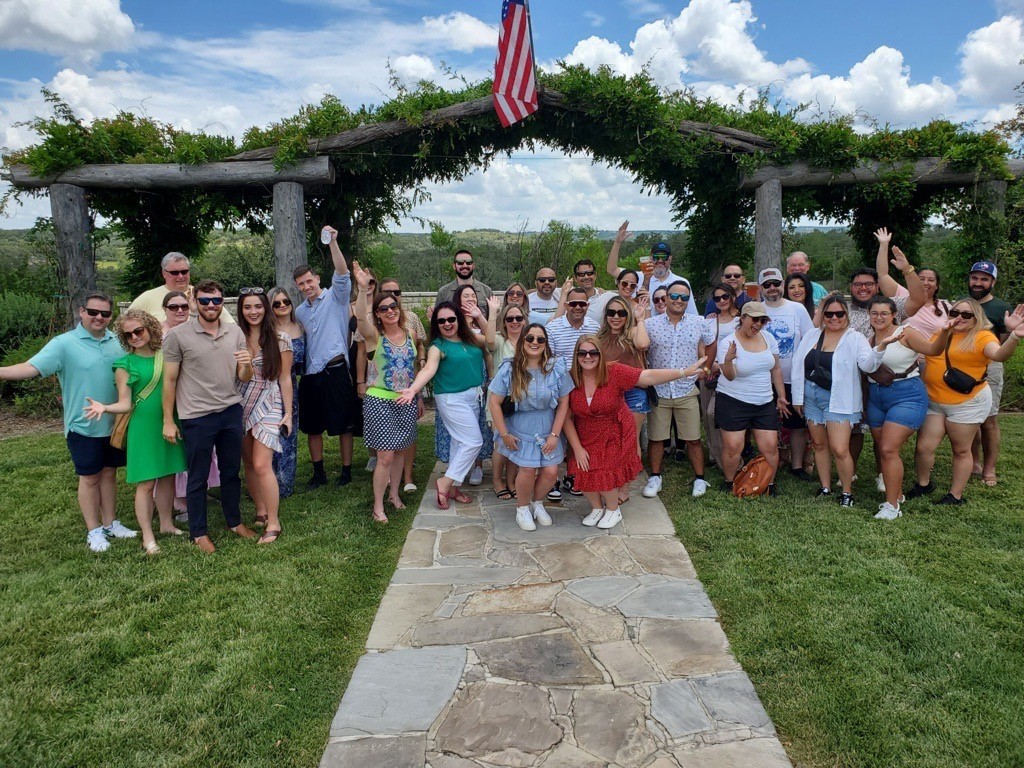 Our 2023 firm-wide retreat in Texas Hill Country! The whole group got together for a whole weekend of fun. 