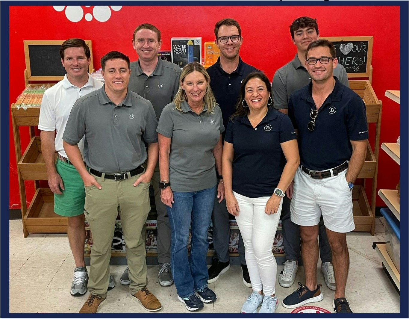 We volunteered at the Education Foundation of Palm Beach County packing backpacks for our back to school project.  