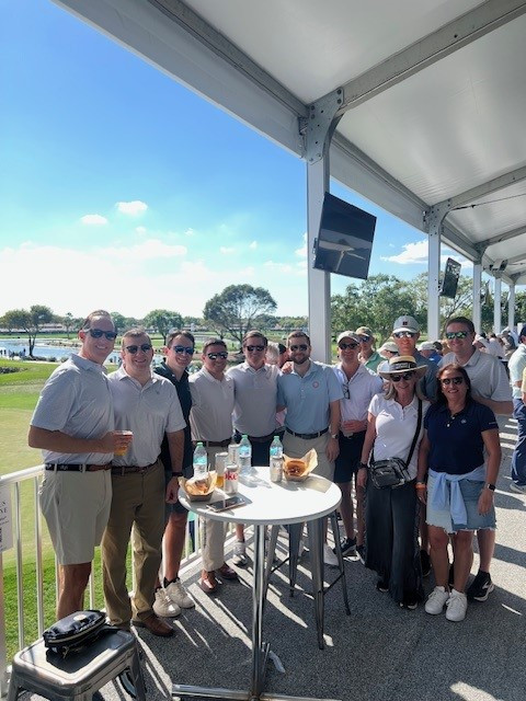 We spent the workday networking and team building while attending the Cognizant Classic in the Palm Beaches PGA Tour.