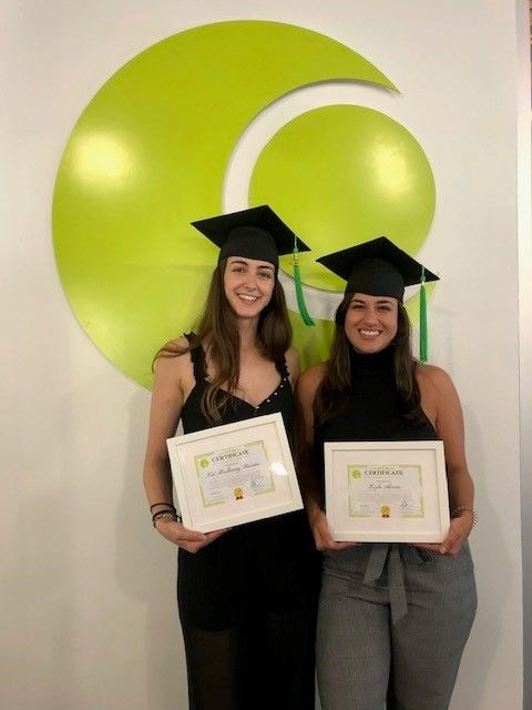 Kat and Keyla, our inaugural graduates of Green Academy, a 2-year rotational program that immerses trainees into the wonderful world of international freight forwarding.