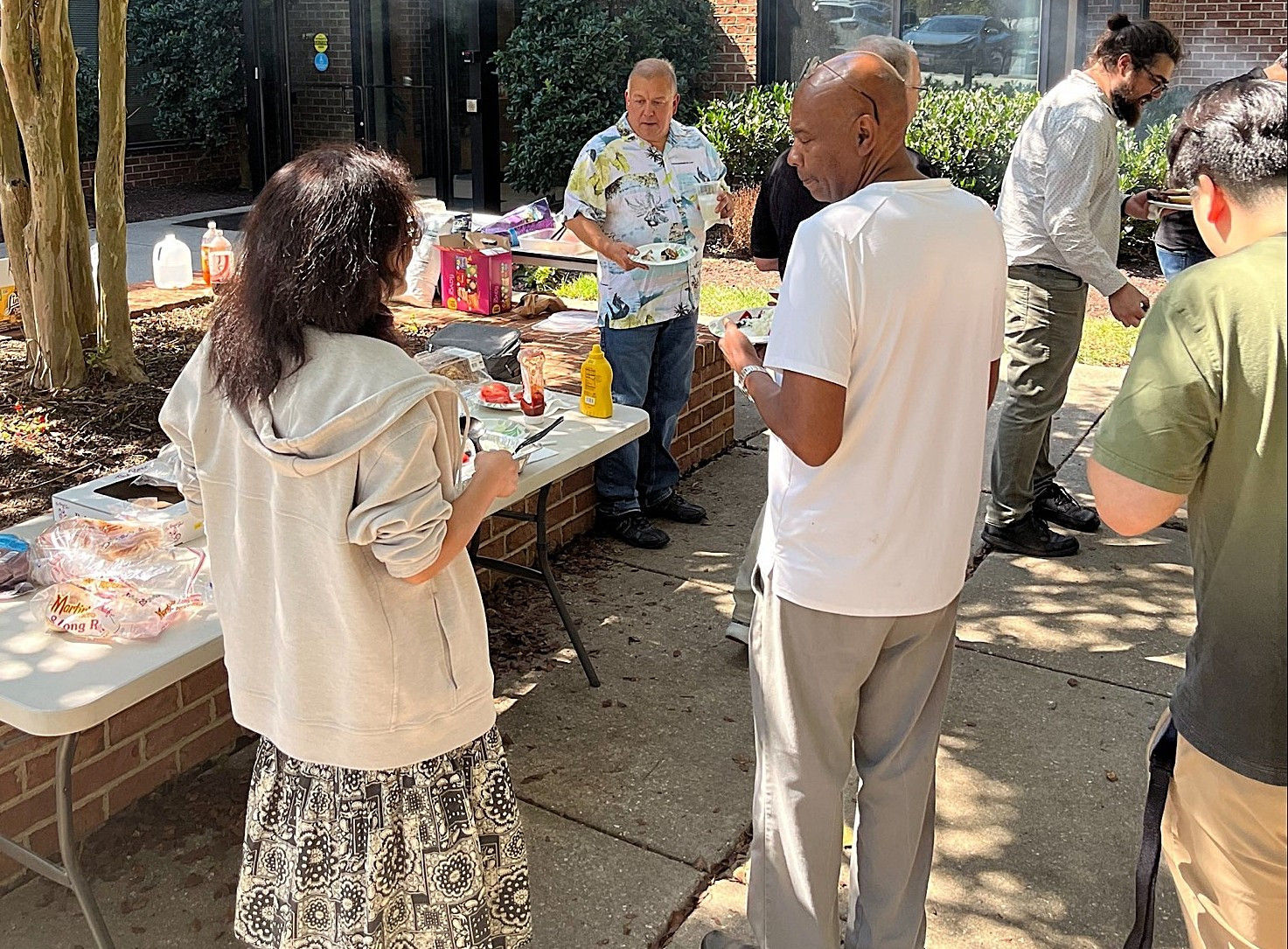 Cookout at the Columbia Office