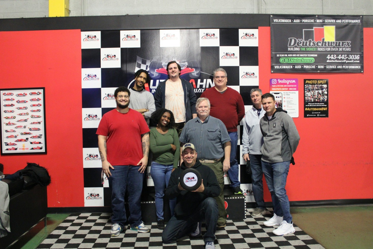 Maryland Team Members bonding over go-kart racing!