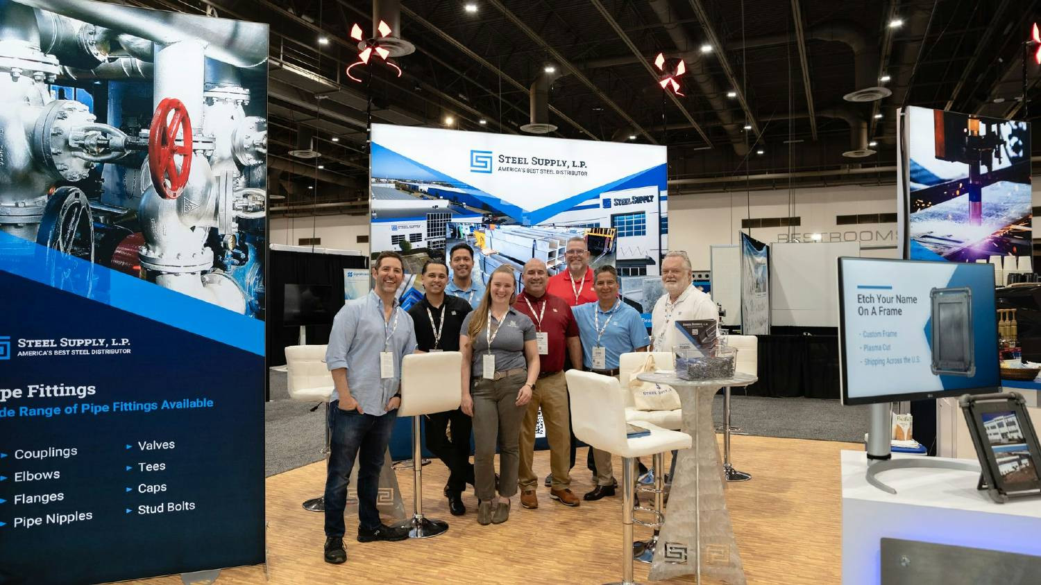 Team Steel Supply at OTC Conference. 