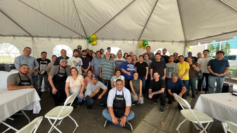 Employees at our site at Santa Fe Springs